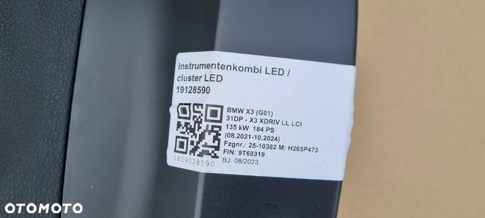 BMW X3 G01 LCI 2021- Osłona kolumny kierowniczej - 5