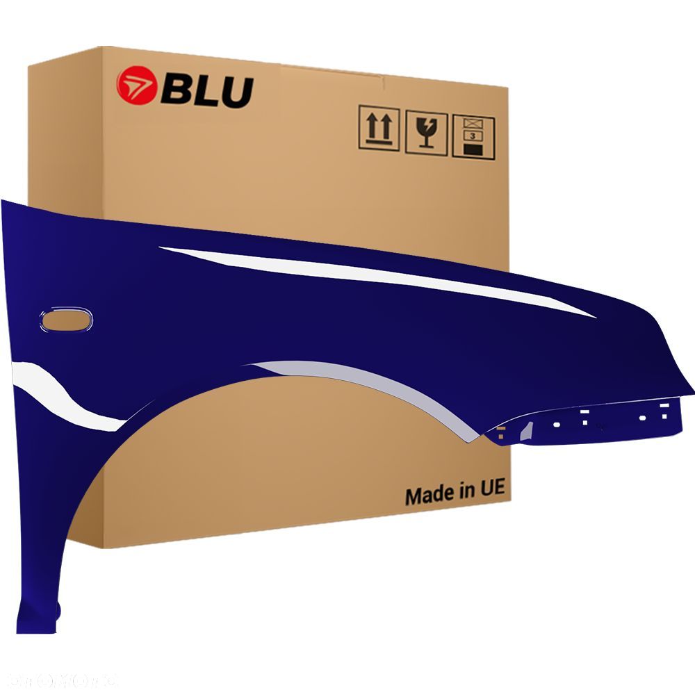 BLU Błotnik VW GOLF IV 4 LA5G prawy granatowy 97-06 przód ocynk PerlBlau - 1