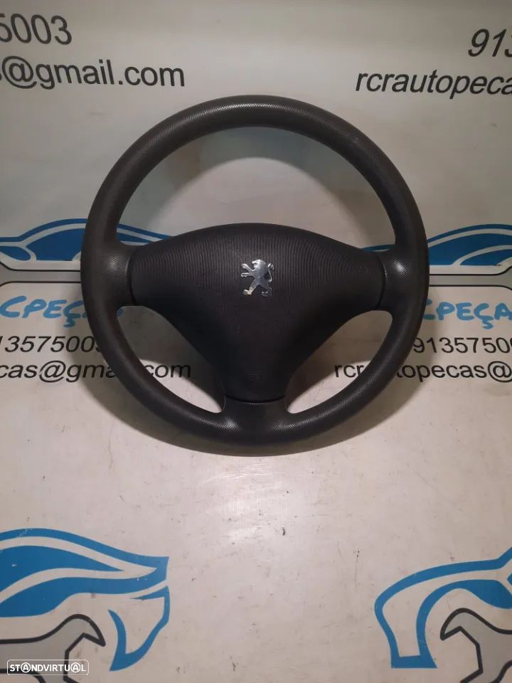 VOLANTE GUIADOR COMPLETO PEUGEOT 107 PERFURADO GS120 01840 GS12001840 CITRÖEN C1 TOYOTA AYGO AIRBAG E8XN7134836 - 1