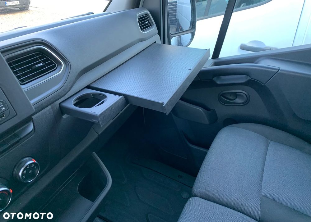 Renault MASTER MAXI VAN L3H2 MOCNY SILNIK 2.3DCI Bez-BiTurbo! Rozrząd na ŁAŃCUCHU, Pełna zabudowa paki, Zawiasy drzwi tył 270' DMC3.5t Duża ładowność 1301Kg, Homologacja VAT-1, Parktroniki, Minibar, Stolik EasyLife, Lustro WideView, Oświetlenie LED, Tempomat, Halogeny, Pakiet Chrom Design, Grafitowe wnętrze, SERWIS ASO! - 9