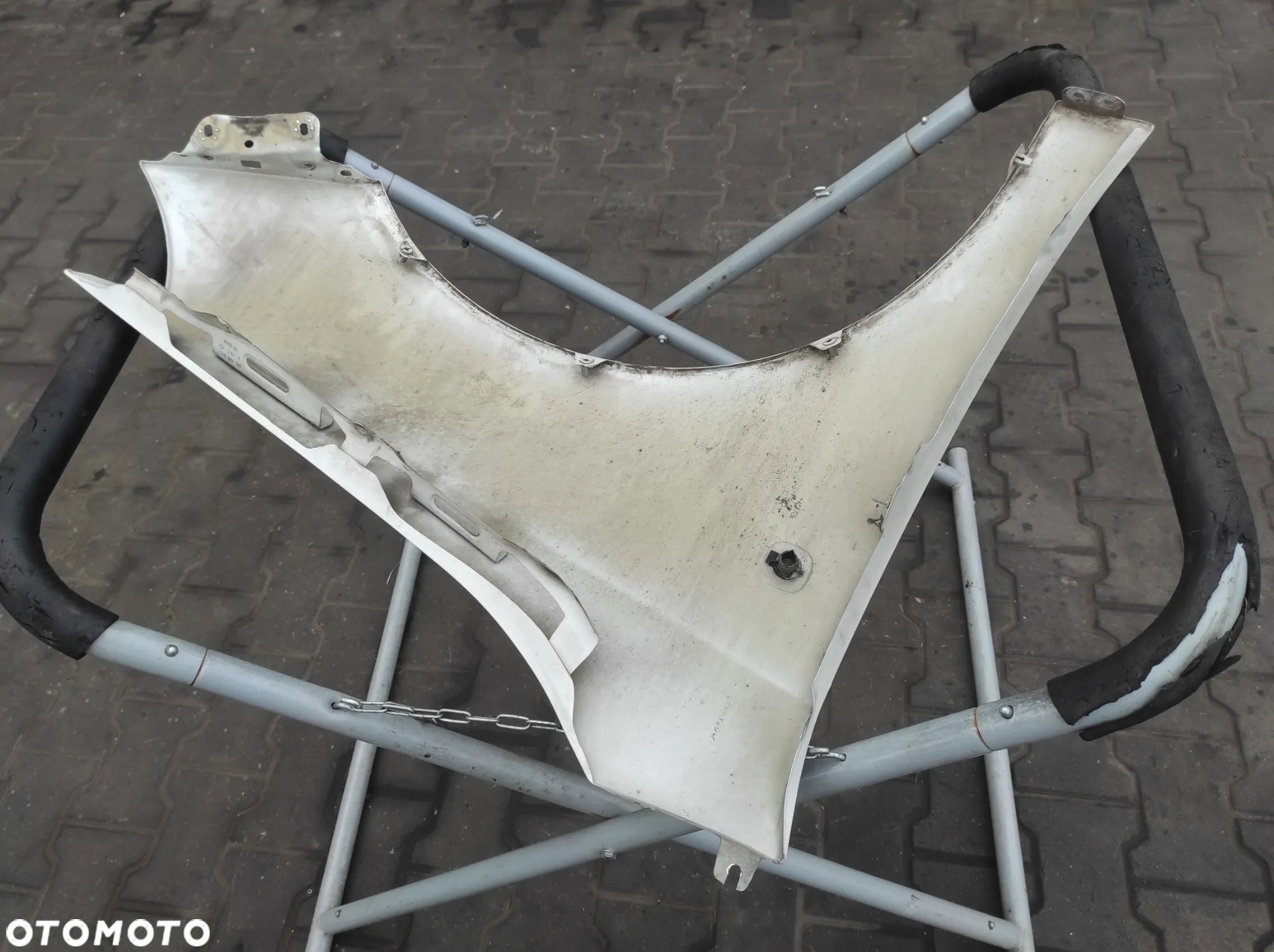 BŁOTNIK LEWY SKODA FABIA 2 LIFT LF9E 1026 BIAŁY WYSYŁKA !!!!! - 6