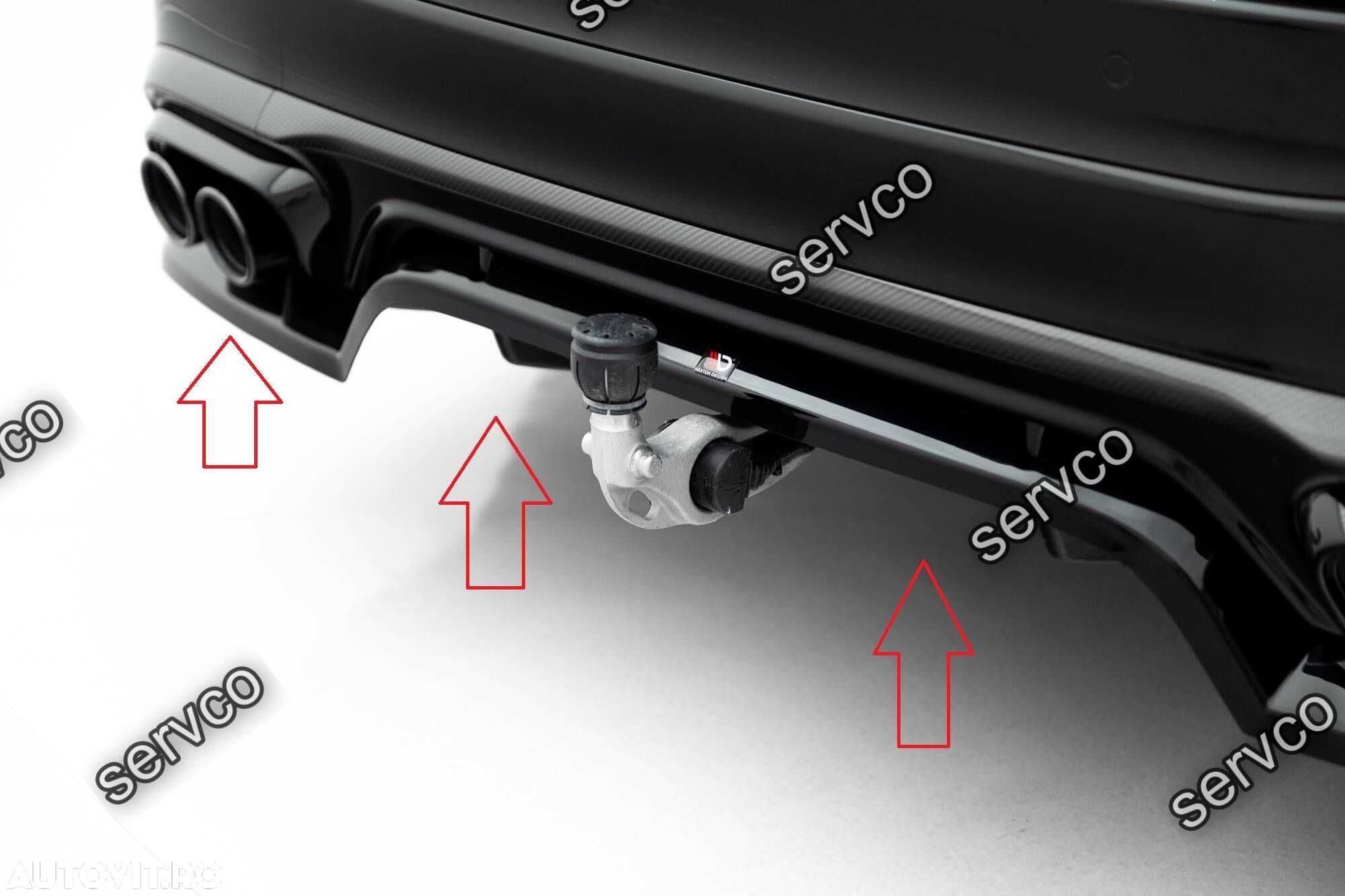 Prelungire bara spate Mercedes GLC X254 43 AMG 2022- v2 Maxton Design - 5