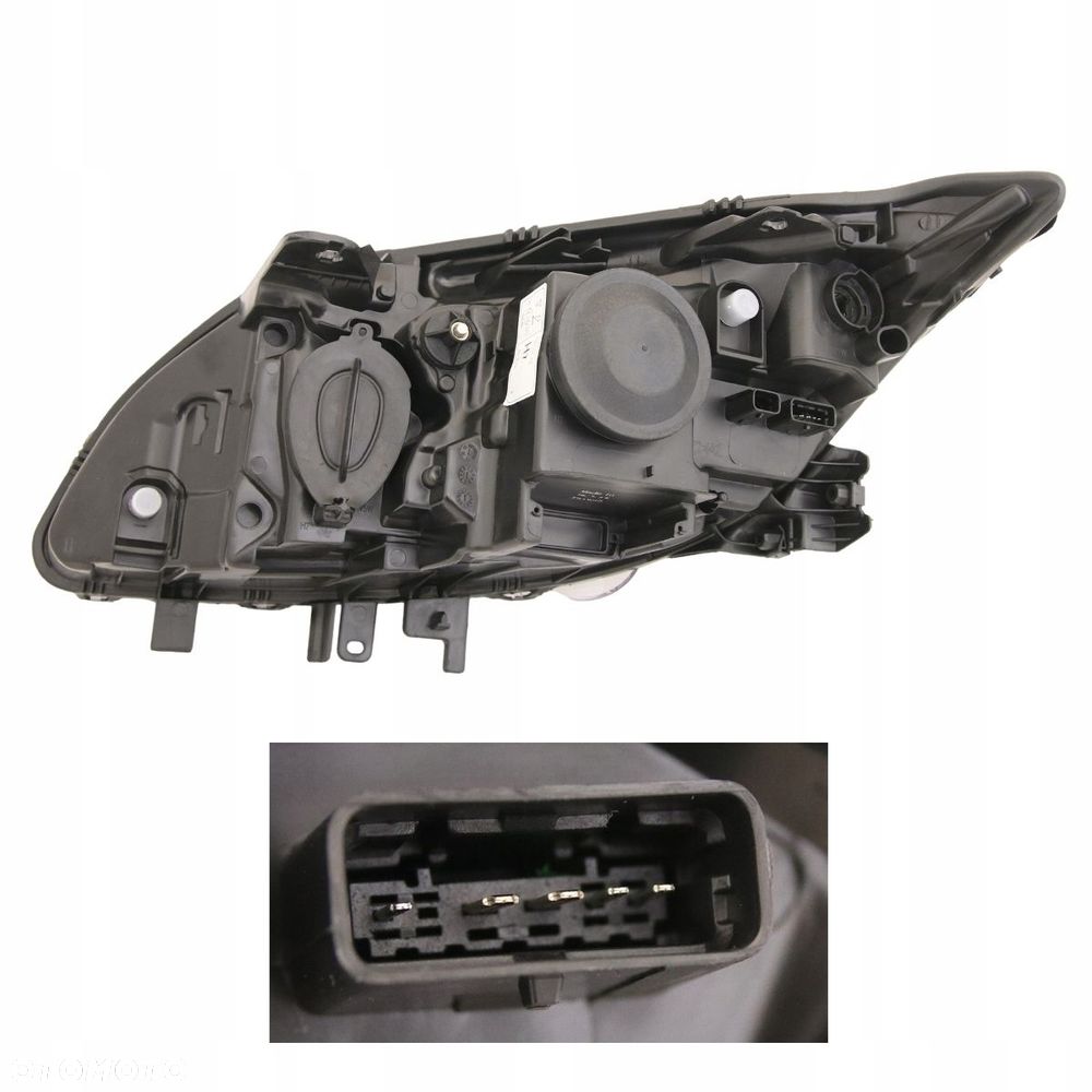 Reflektor Lampa Przód Srebrna Tyc Renault Laguna III 3 2007-2010 kpl - 3