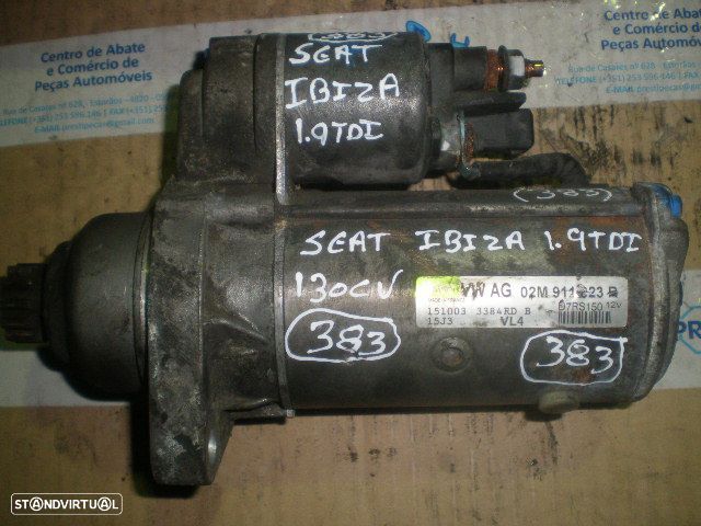 Motor De Arranque 02M911023R D7RS150 SEAT IBIZA 2003 1,9TDI SEAT LEON 2004 1.9TDI 150CV 5P PRETO - 1