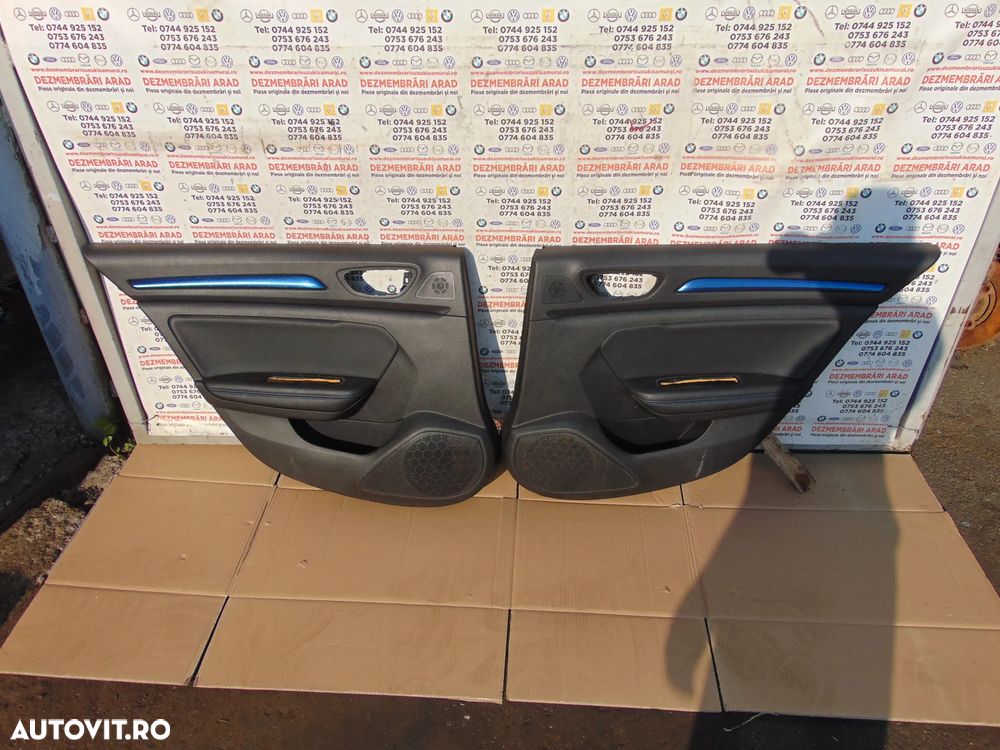 Fete usi Renault Megane 4 an 2016-2024 set fete usi fata spate stanga dreapta megane 4 gt line - 4