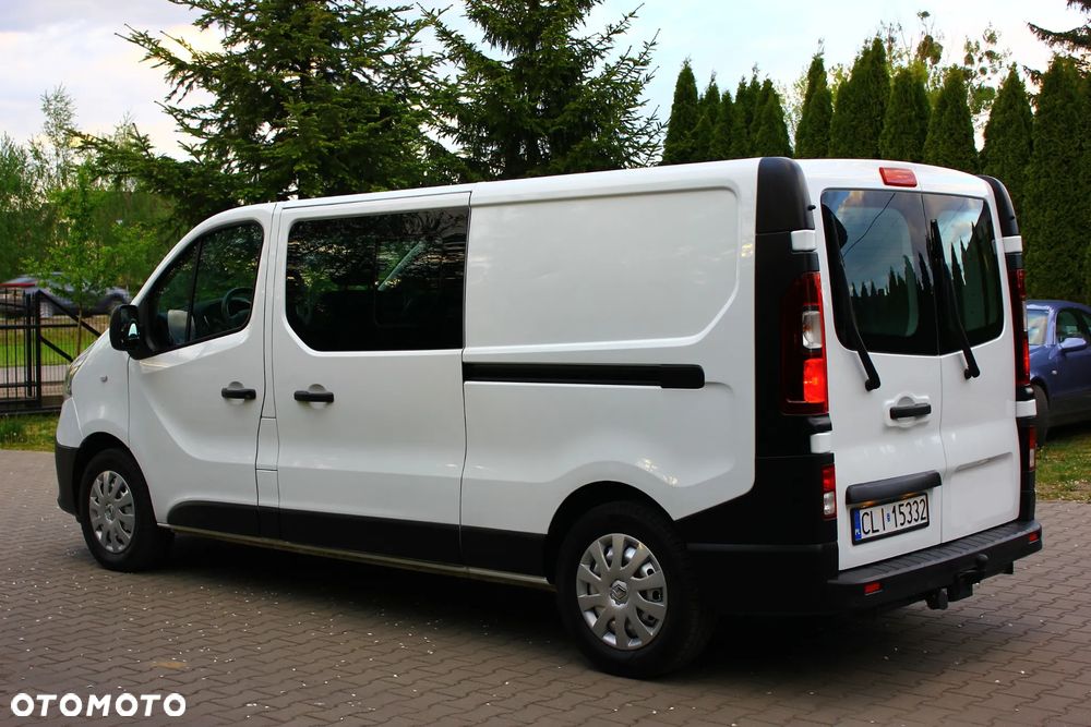 Renault TRAFIC 2.0 DCI 140KM 6 OSÓB BRYGADÓWKA LONG L2H1 FV23% - 17