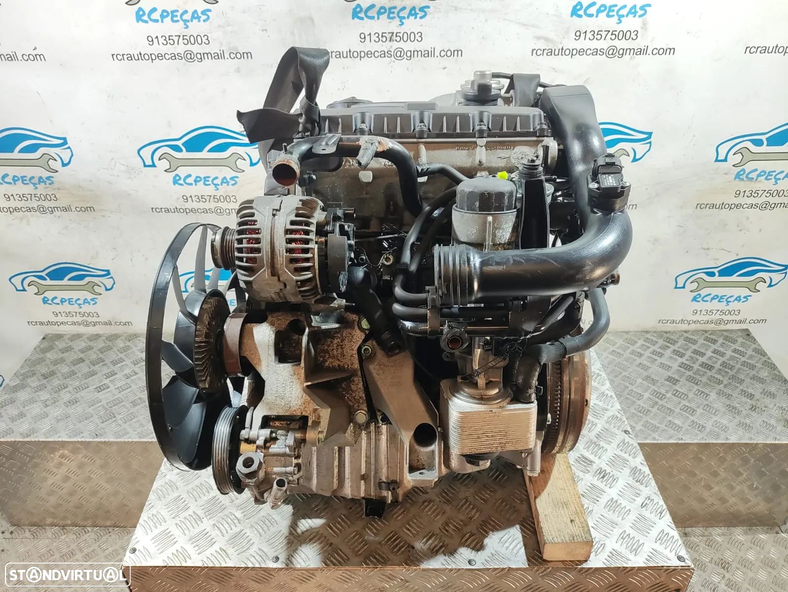 Motor Completo VWAG VW Volkswagen Audi Skoda 1.9 TDI 8v 130cv AWX PD 130 - 1