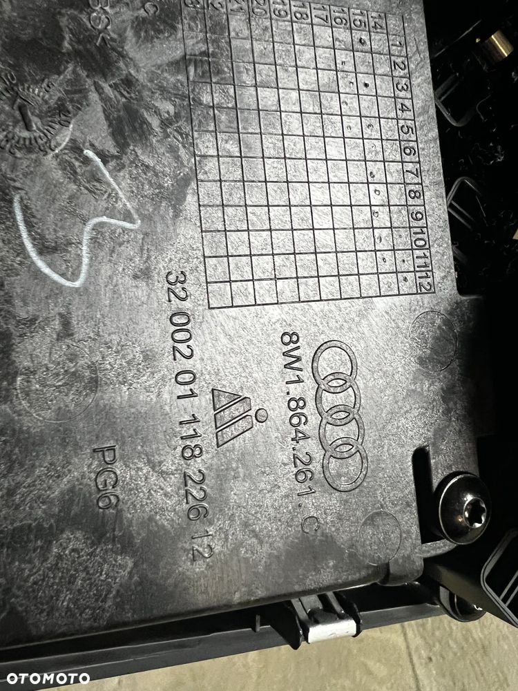 AUDI A4 B9 PANEL ŚRODKOWY TUNEL GAŁKA 8W1864261C 8W0862533A 8W1713111C CENA W OPISIE - 3