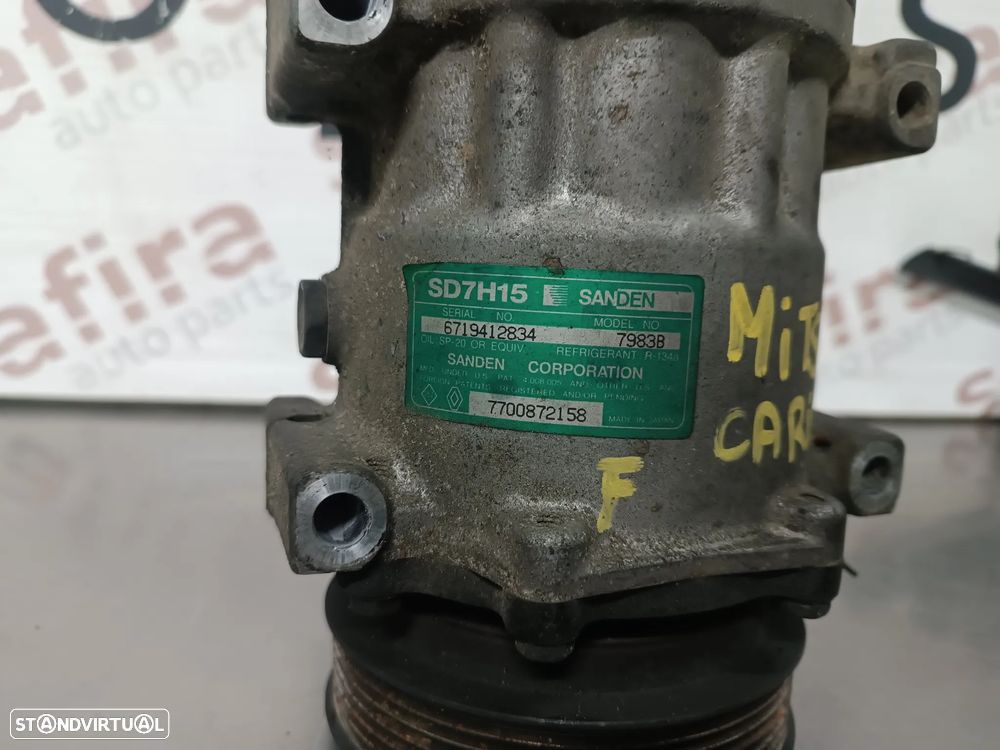 COMPRESSOR DO AC VOLVO V40 / MITSUBISHI CARISMA 1.9TD REF. 7700872158 7983B - 2