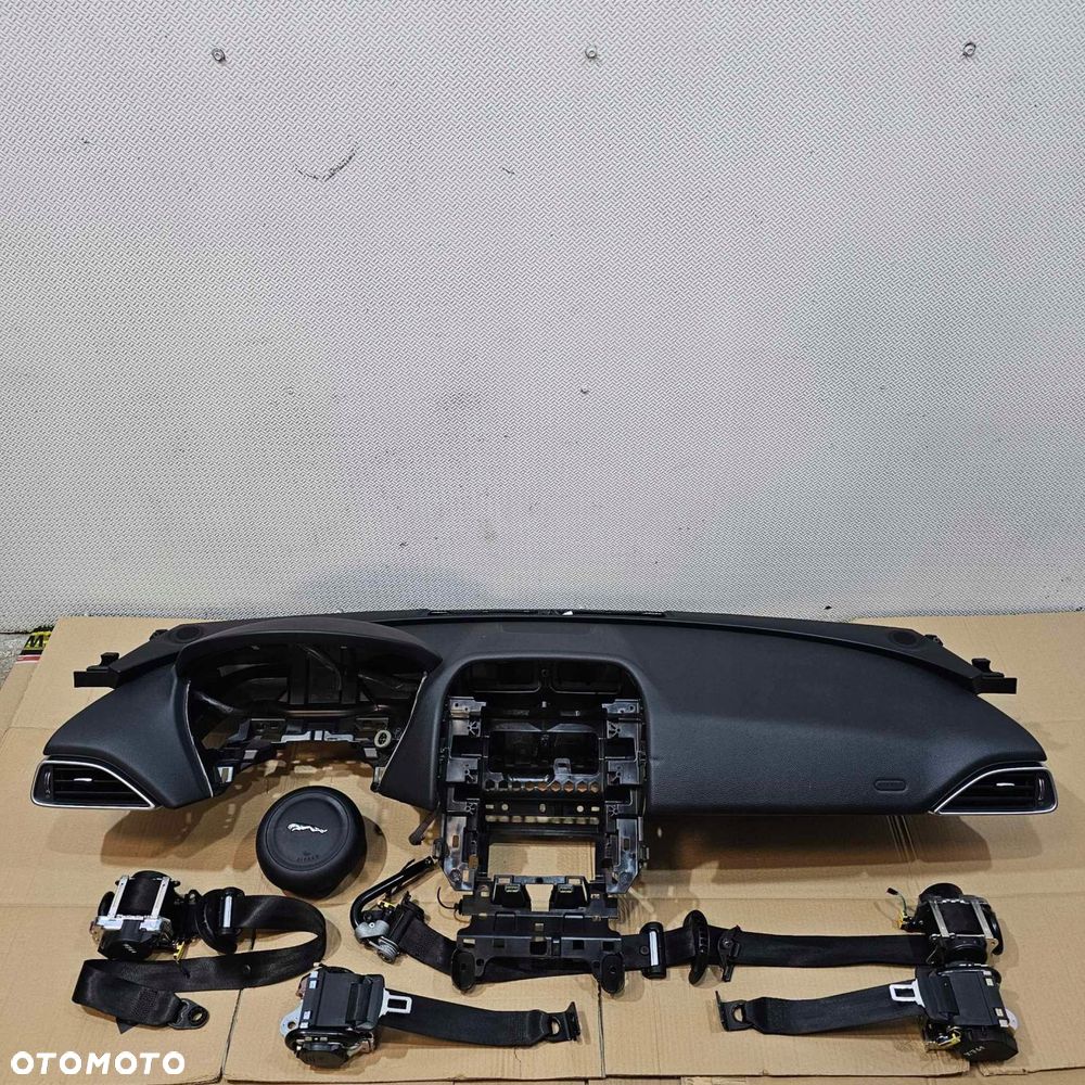 jaguar f-pace x761 konsola deska kokpit parapet pasy poduszka oryginał - 1