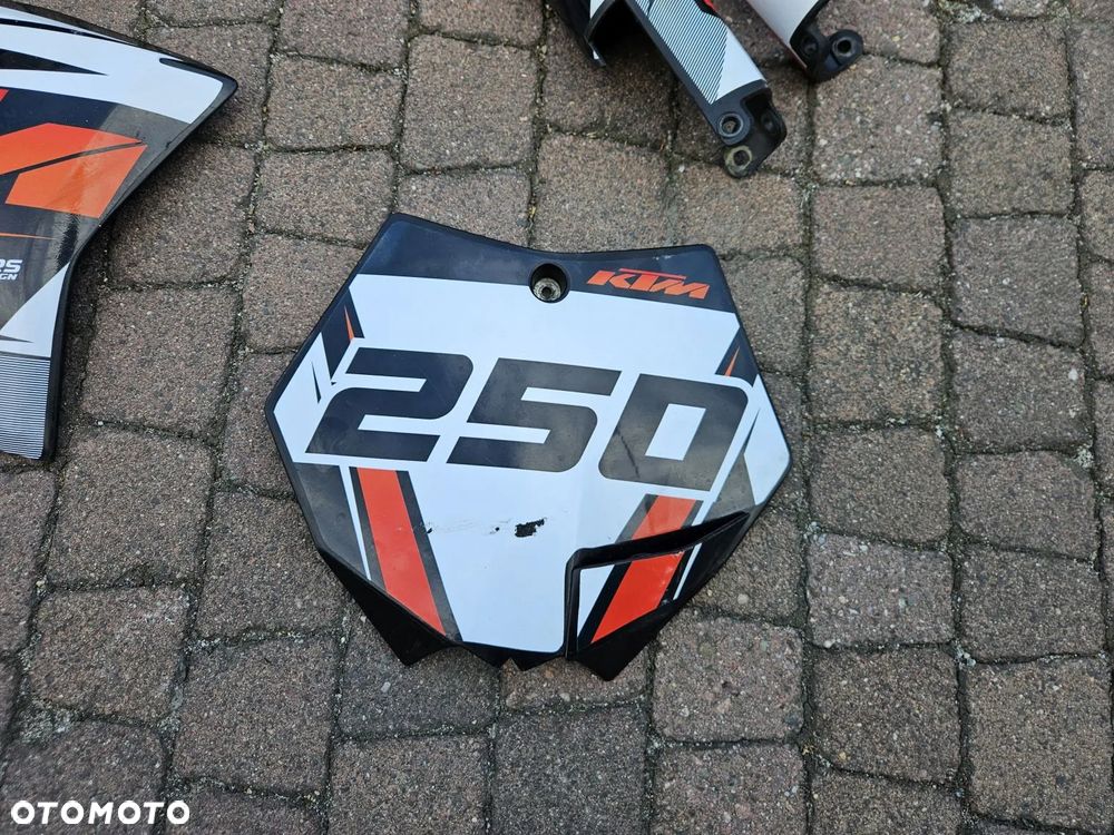 KTM EXC SX SXF 2007-2011 KOMPLET PLASTIKÓW OWIEWKI SIEDZENIE BUDA BAK AIRBOX NADWOZIE RESTYLE LIFT - 9