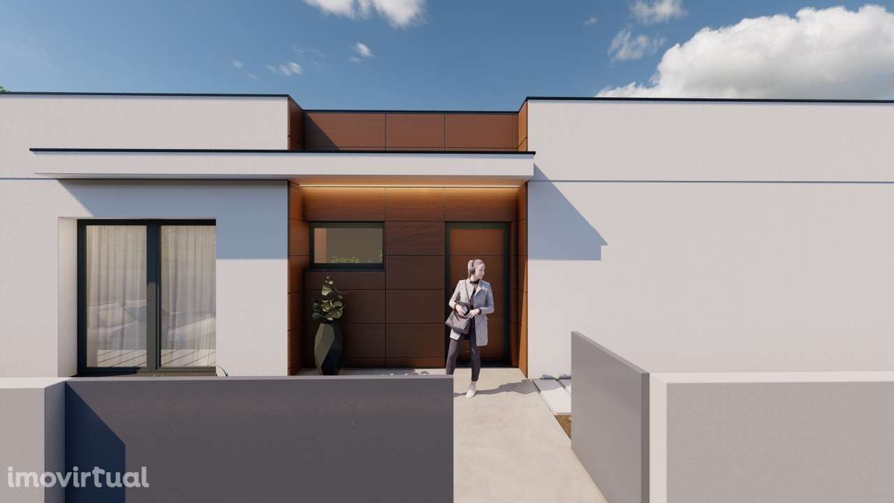 Moradia Bi-familiar T4 Nova com Piscina e Jardim em Azeitão - Grande imagem: 2/8