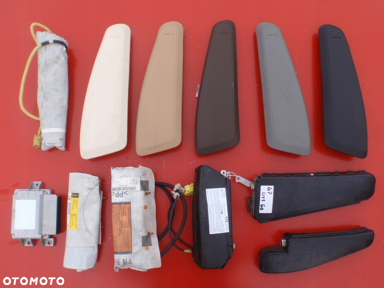 TOYOTA AYGO PODUSZKI AIRBAG DESKA KONSOLA KOKPIT PULPIT PÓŁKA PARAPET PASY PAS MIX - 8