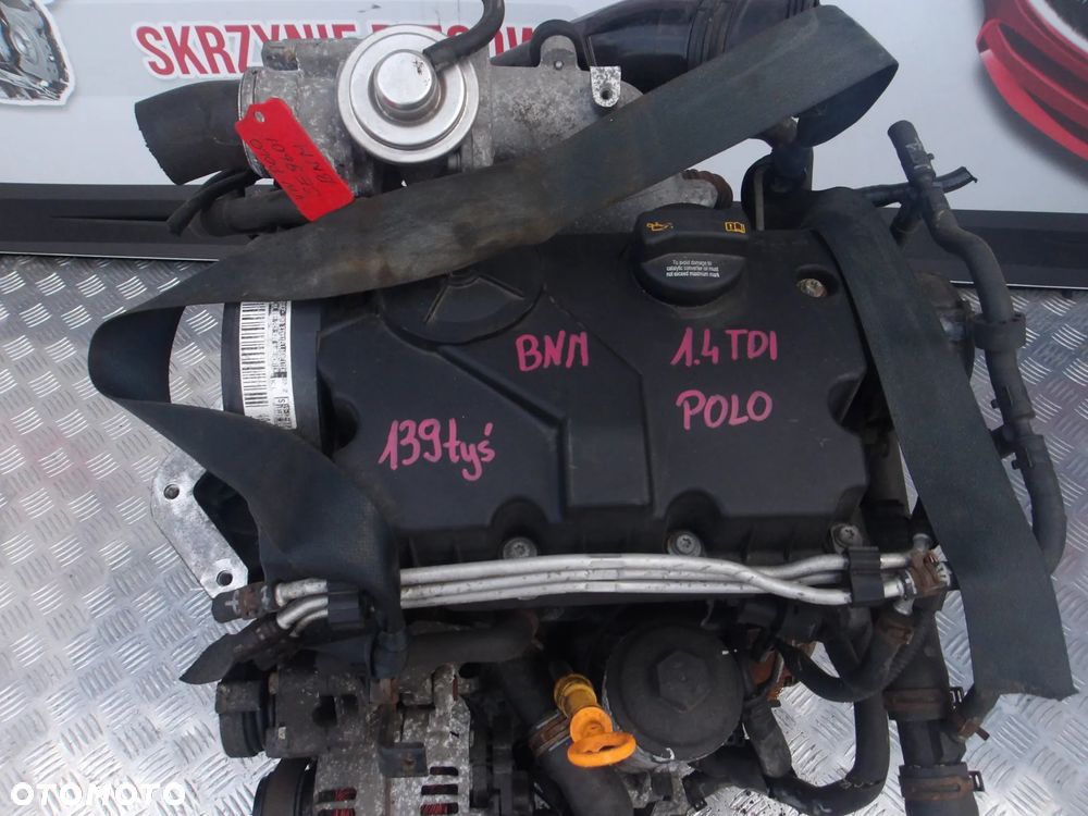 SILNIK KOMPLETNY VW POLO 1.4 TDI BNM 139 TYS - 2