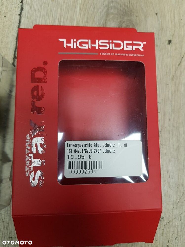 Ciężarki kierownicy Highsider 161-047 Yamaha FJR 1300A FZ1 FZ8 YZF-R125 YZF R6 YZF R1 XJ600 - 2