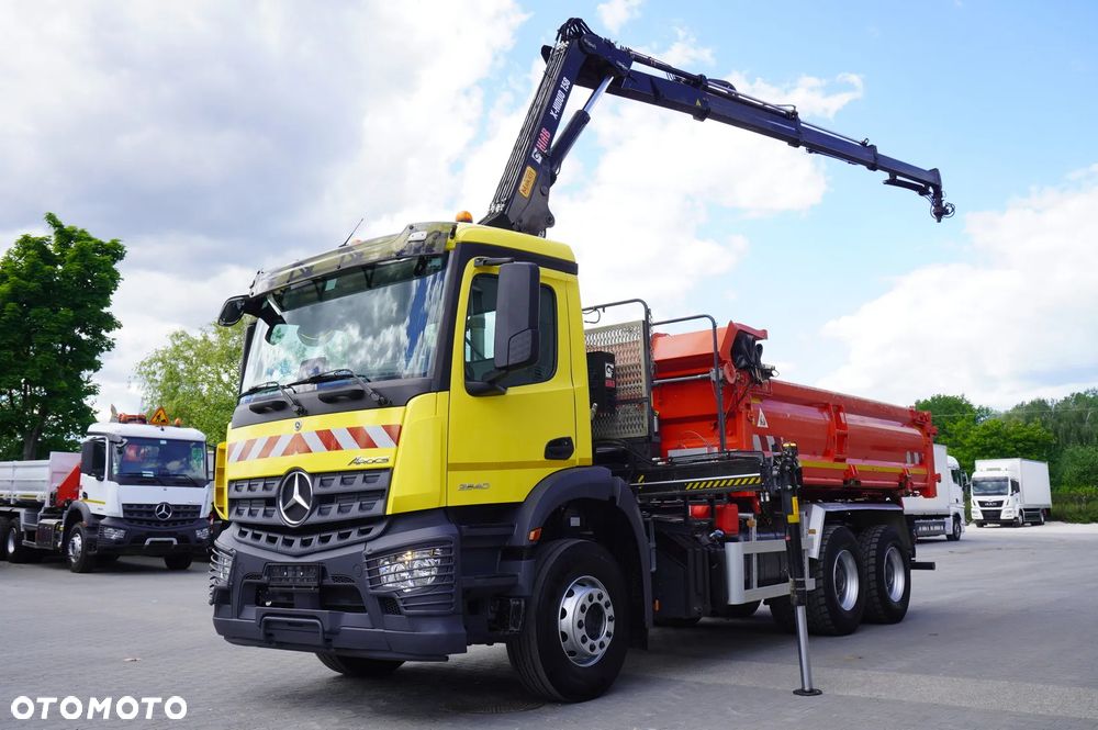 Mercedes-Benz Arocs 2640 6x4 / 100 tys. km! / HIAB X-Hiduo 158 / rotator / Wywrotka 2-stronna - 10