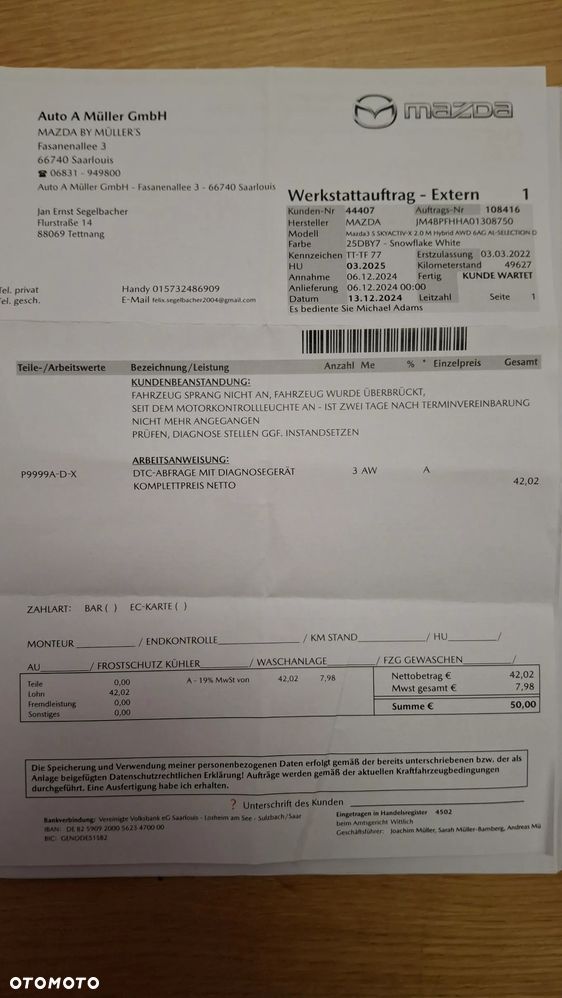 Mazda 3 e-SKYACTIV-X 186 M HYBRID TAKUMI - 10