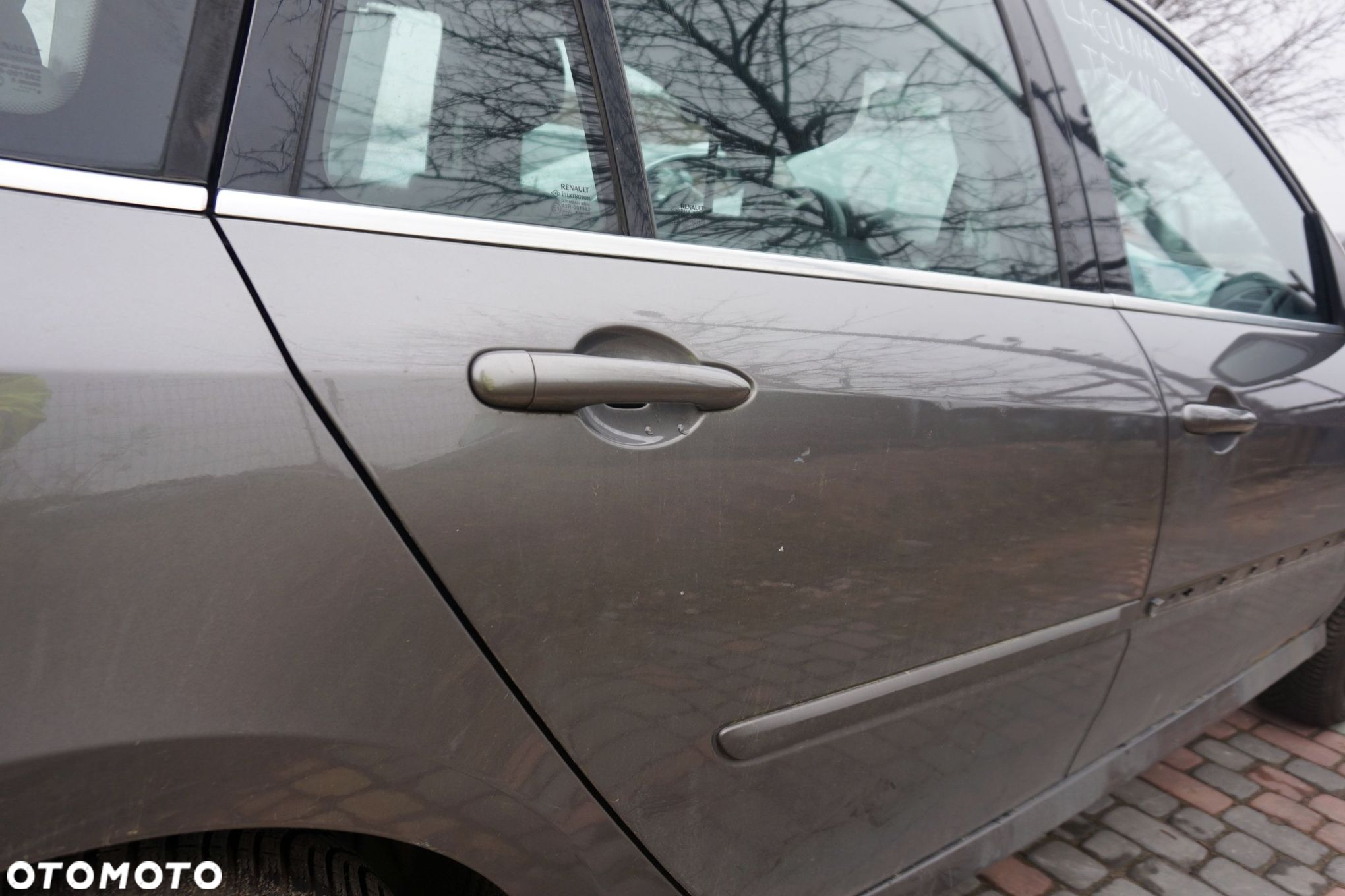 DRZWI TYLNE PRAWE LAGUNA III PH1 KOMBI TEKND  SZARY RENAULT 2007-2012 - 4