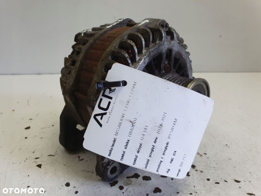 ALTERNATOR Nissan Juke I F15 lift 1.2 DiG-T _ 23100BV80A A3TJ4181ZE 150A - 1