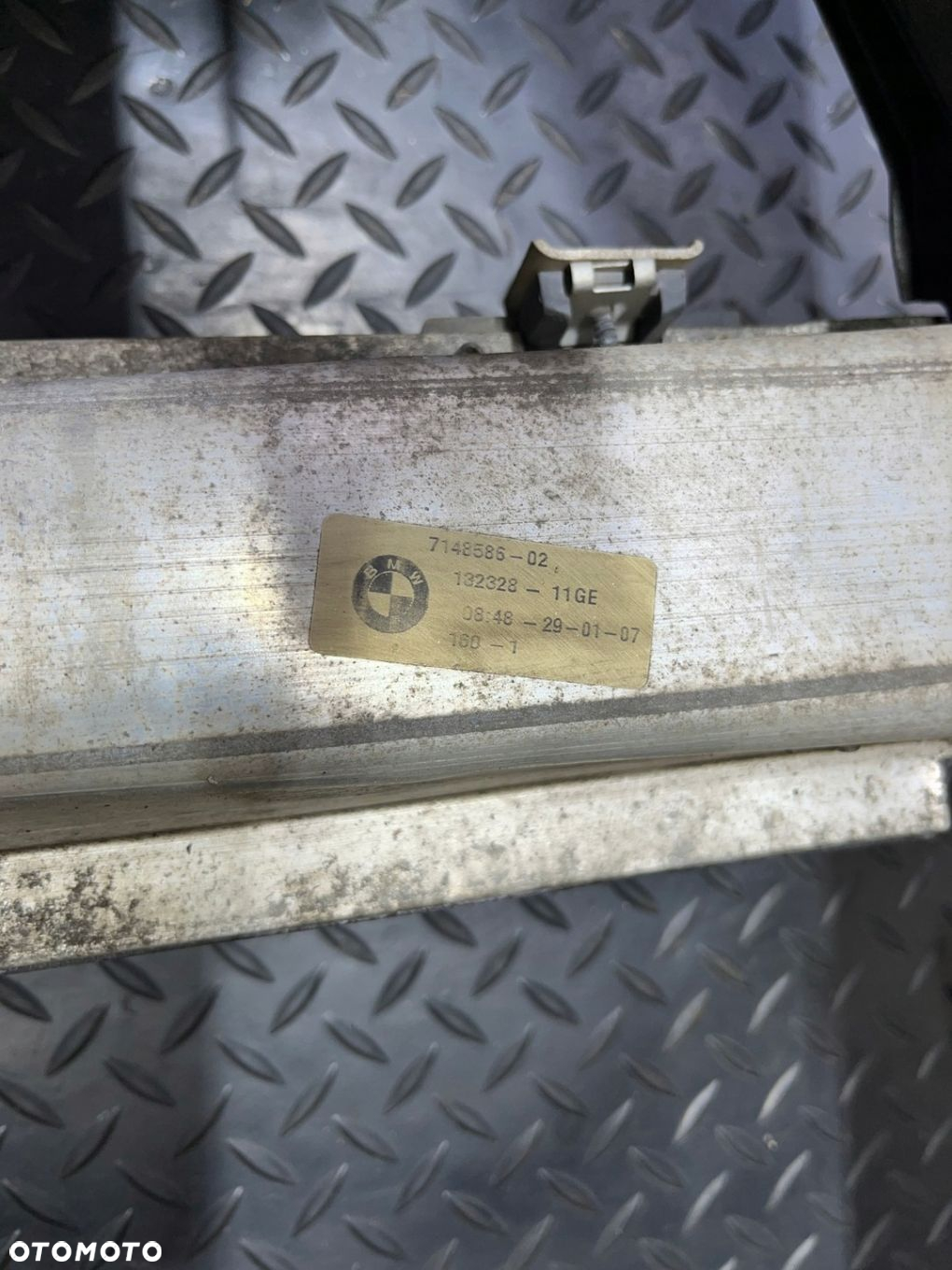 PAS PRZEDNI BMW E60 E61 530D 535D M57 WZMOCNIENIE CZOŁOWE BELKA OE 7148586 - 11