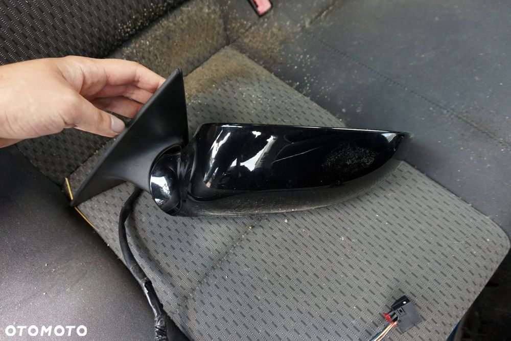 LUSTERKO ELEKTRYCZNE LEWE A6 C6 LIFT LY9B 6-PIN UK CZARNY AUDI 2008-2011 - 4