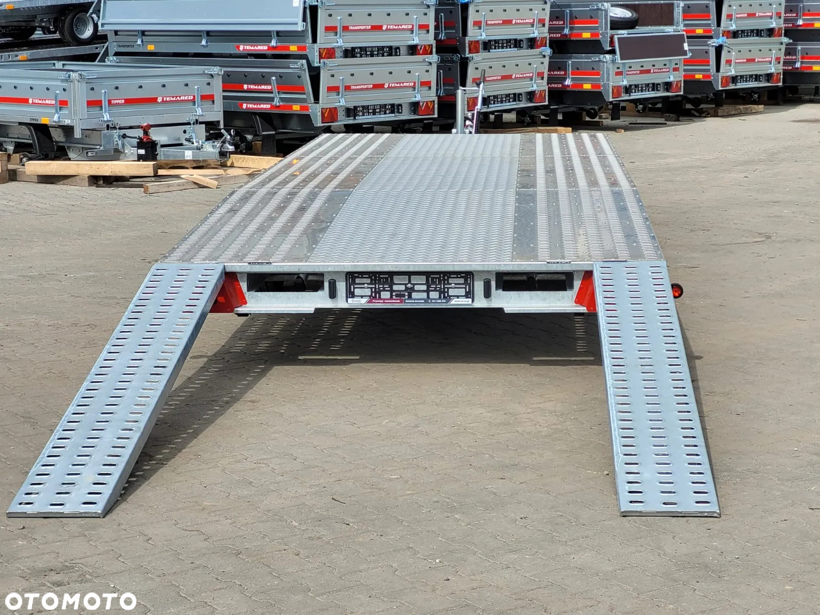 TA-NO DOSTAWA! Laweta Scorpio 600x210cm Przyczepa trzyosiowa z podłogą aluminiową! Koła 10” Kąt najazdu 12° Idealna do przewozu busa, samochodu! DMC 3500kg - 15