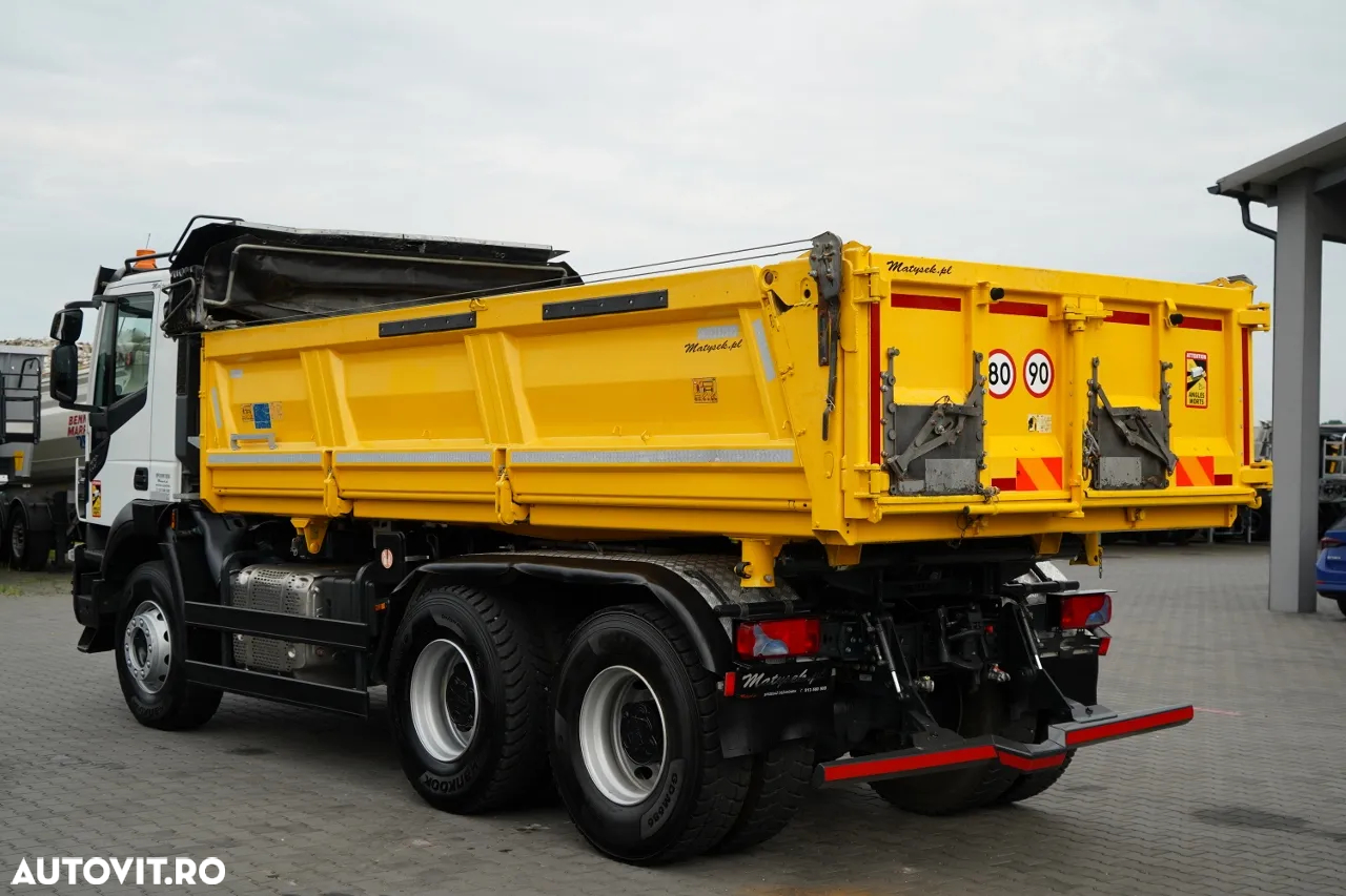 Iveco STRALIS X-WAY 480 / 6x4 / BASCULATOR DUBLU / HYDRODOLT / BOARDMATIC / MEILLER KIPPER / IMPORTAT  ANUL PRODUCȚIEI: 2020 - 17
