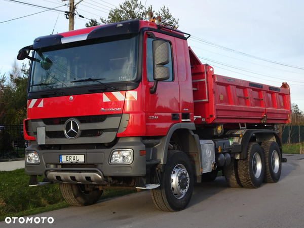 Mercedes-Benz Actros 3341 6x6 Wywrotka Meiller Hydroburta Bortmatic Sprowadzony Z Niemiec Stan Idealny 3 Stronny Kipper Wywrot Mały Przebieg