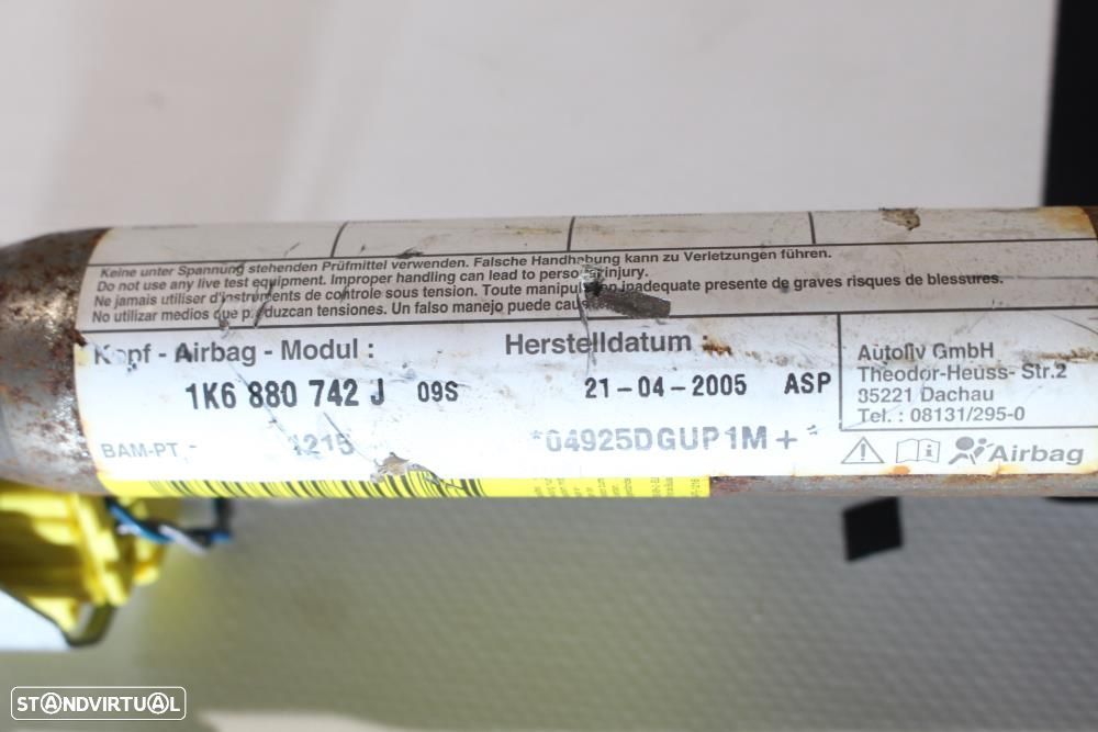 Airbags De Cortina Volkswagen Golf V (1K1)  1K6880741j / 1K6880742j - 7