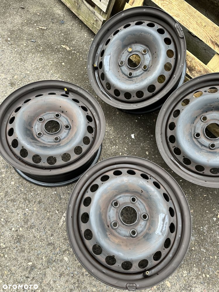 Felgi oryginalne stalowe 15 cali 5x112 ET47 VW Golf, Skoda inne - 2