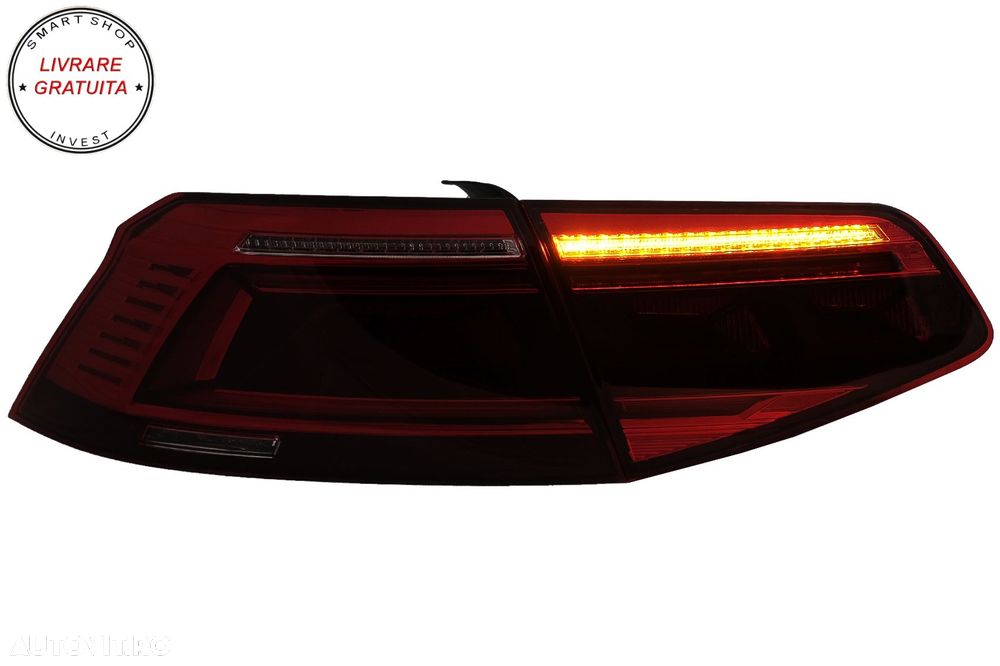 Stopuri LED VW Passat B8 3G (2015-2019) Sedan B8.5 Design cu semnal dinamic- livrare gratuita - 7