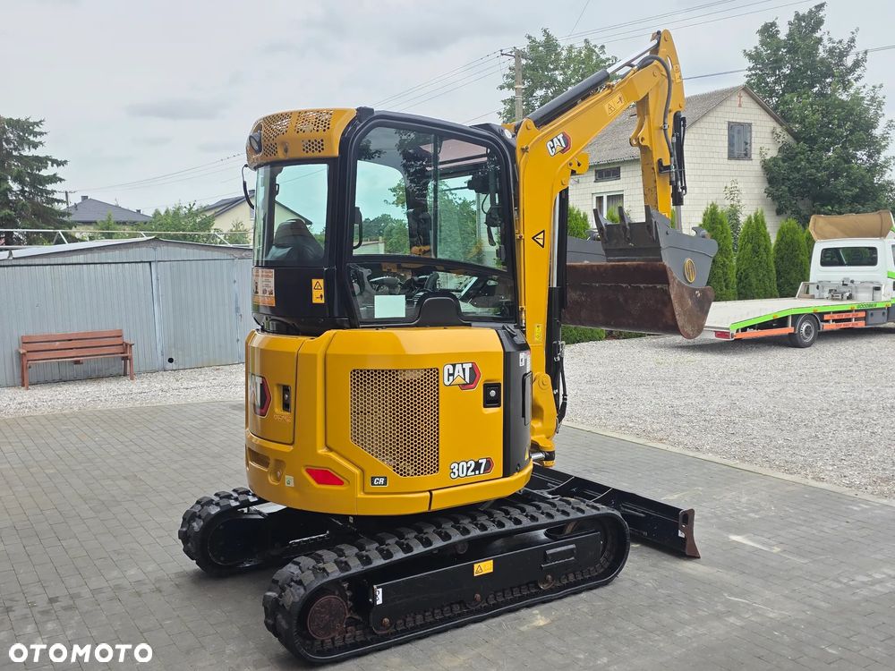 Caterpillar CAT 302.7 CR mini koparka szybkozłącze 3 łyżki piękna serwisowana 1 wł JCB sprowadzona w oryginale - 32
