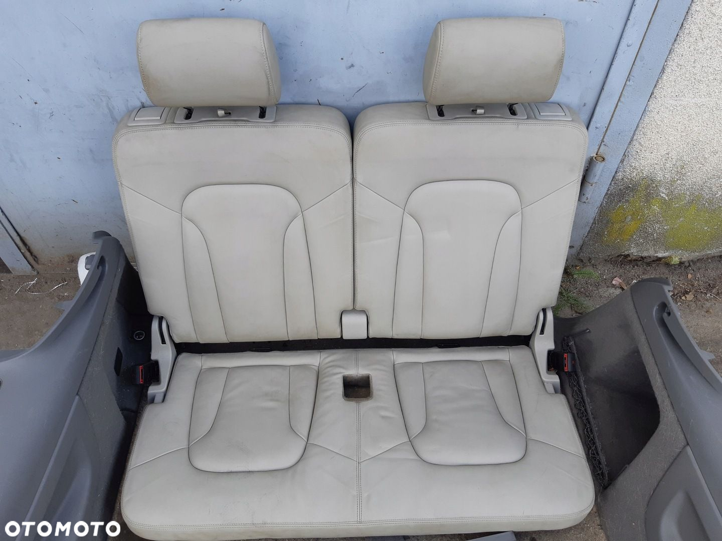 AUDI Q7 4L FOTELE III 3 RZĄD BOCZKI SKÓRA KOMPLET - 6