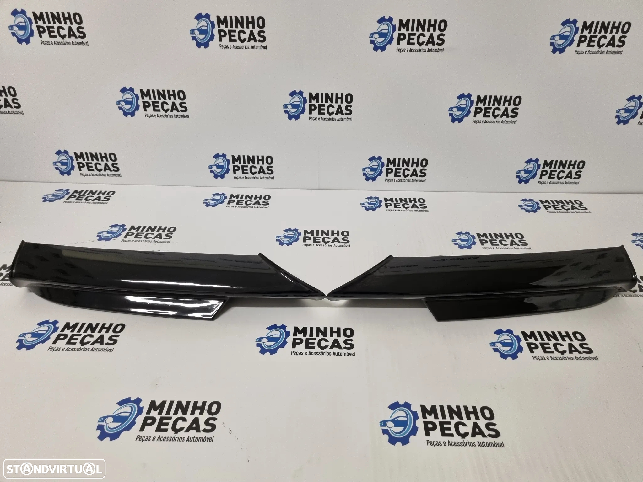 Splitters Frontais BMW (E90/E91) Pré-Lci M Preto Brilho - 3
