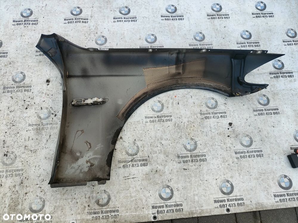BMW F10 F11 Błotnik Lewy Przedni Przód Black Sapphire 475 Oryginał w kolor - 9