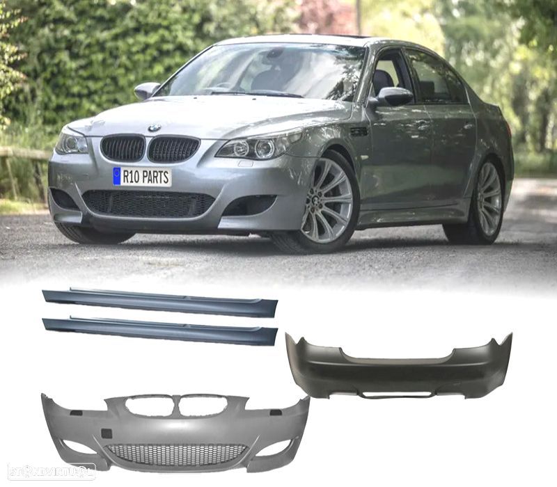 KIT CARROÇARIA BMW E60 07-10 LOOK M5 + TALONERAS - 1