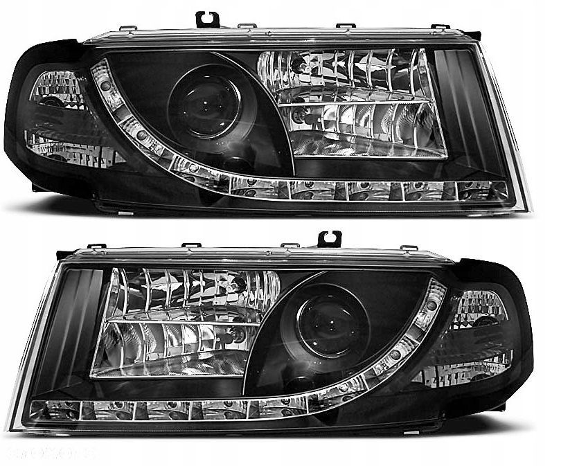 Reflektor Lampy kpl Day line light LED Tuning Skoda Octavia 1 1u Lift 2001- - 1