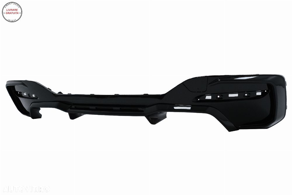 Difuzor Bara Spate Evacuare Dubla BMW Seria 1 F20 F21 LCI (2015-2019) M2 Design Ne- livrare gratuita - 3