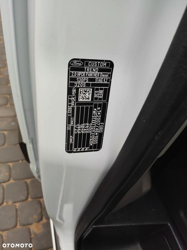 Ford TRANSIT CUSTOM 2020r 2,0 TDCI 130KM L1H1 EURO 6 LEDY CENA BRUTTO VAT 23% - 29
