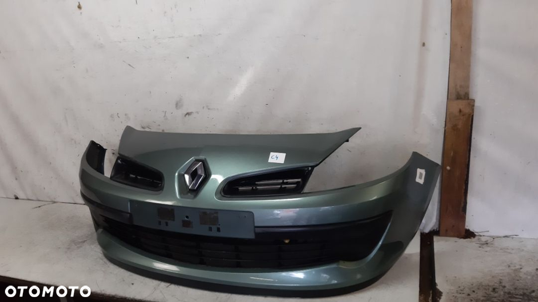 ^ ZDERZAK PRZÓD PRZEDNI RENAULT CLIO 3 III TED97 ZIELONY - 3
