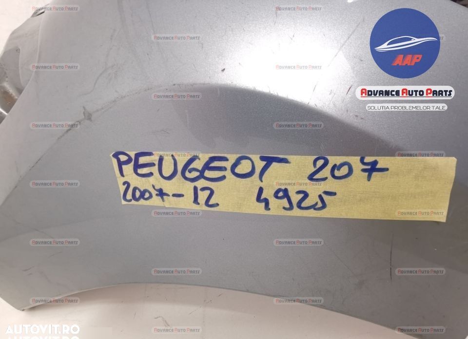 Bara spate originala in stare buna Peugeot 207 1 2006 2007 2008 2009 o - 7