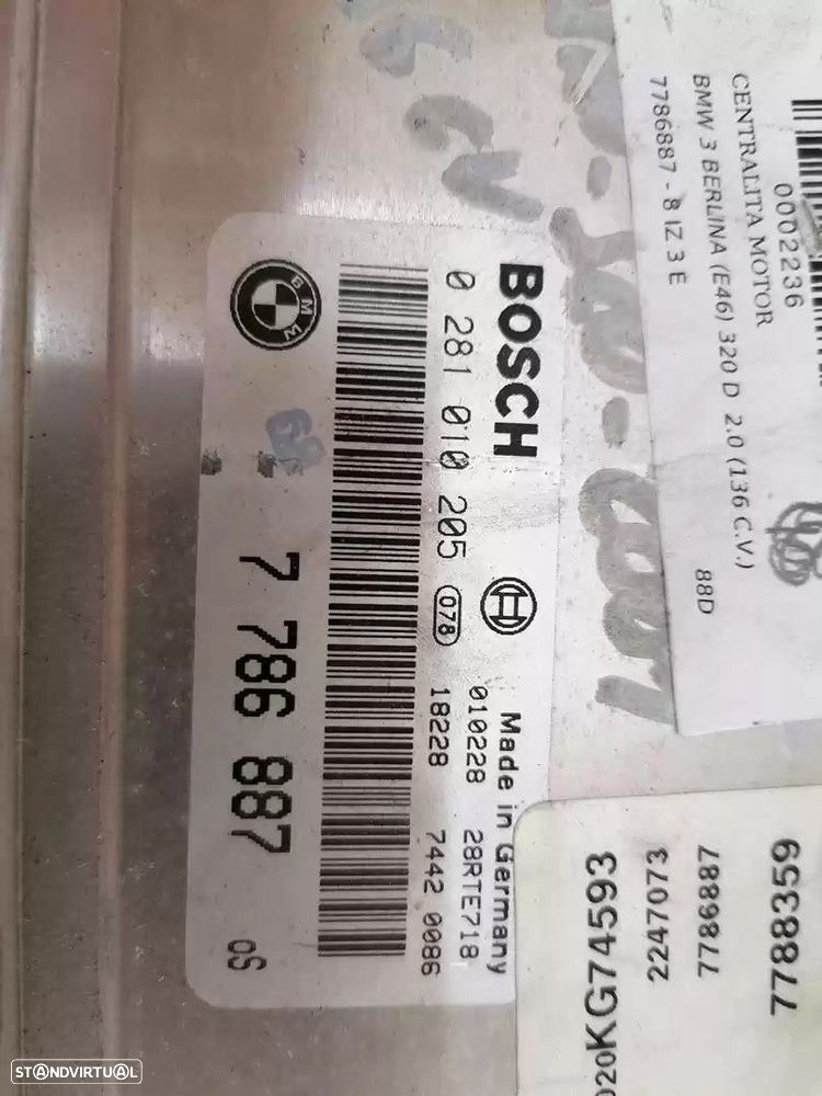 CENTRALINA MOTOR UCE BMW 3 2001 - - 3