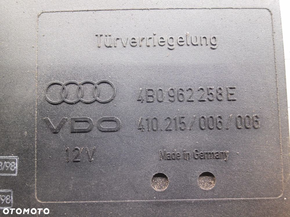MODUŁ KOMFORTU AUDI A6 C5 4B0962258E - 2