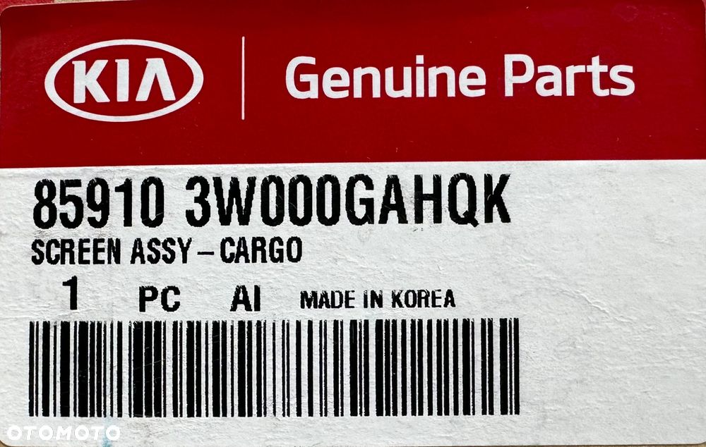 KIA SPORTAGE 3 III SL 2010 - 2015 ROLETA BAGAŻNIKA OSŁONA NOWA ORYGINAŁ OE - 4