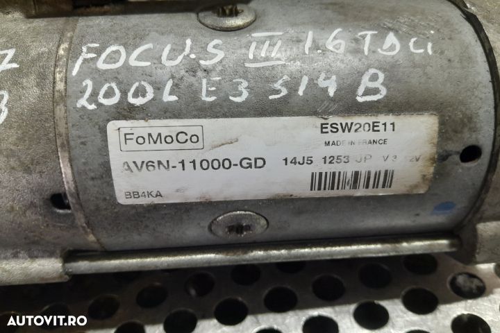 ELECTROMOTOR AV6N-11000-GD AV6N-11000-GD Ford Focus 3 [2011 - 2015] w - 4