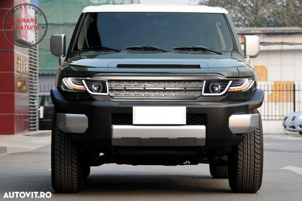 Faruri LED cu Semnal Dinamic si Grila Centrala compatibile cu Toyota FJ Cruiser XJ- livrare gratuita - 19