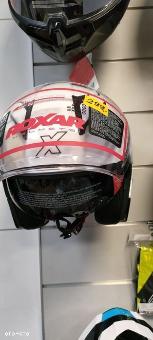 Kask otwarty z szybą, kask na skuter z blendą ECE 22.06 - 3