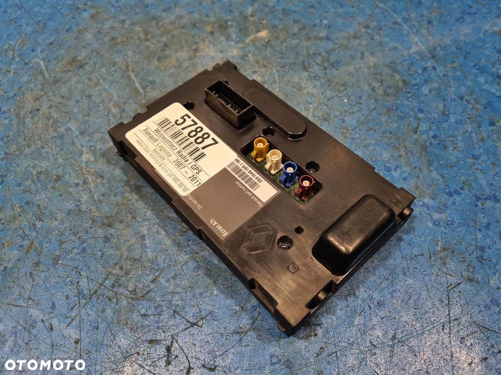 RENAULT LAGUNA III WYŚWIETLACZ RADIA / GPS 259154618R - 6