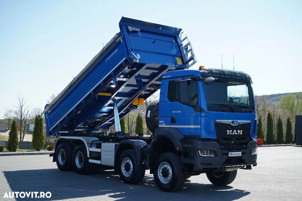 MAN TGS 41.480 / 8x6 / BASCULANĂ SPATE / MANUAL / NOU NOU / KH-KIPPER / - 9