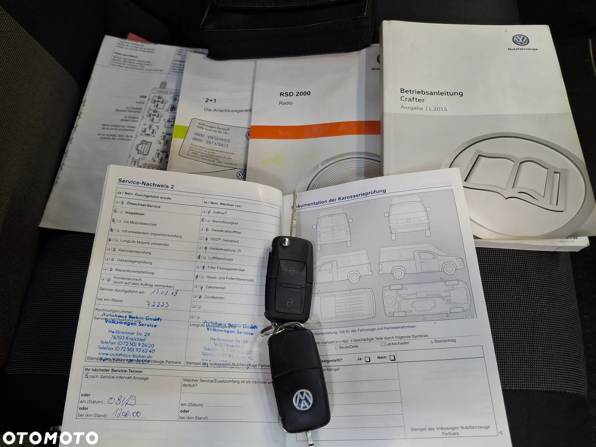 Volkswagen Crafter Lift 2016r Doka Brygadówka Dubel Kabina 7 Osób Plandeka Hak Webasto Klimatyzacja - 24